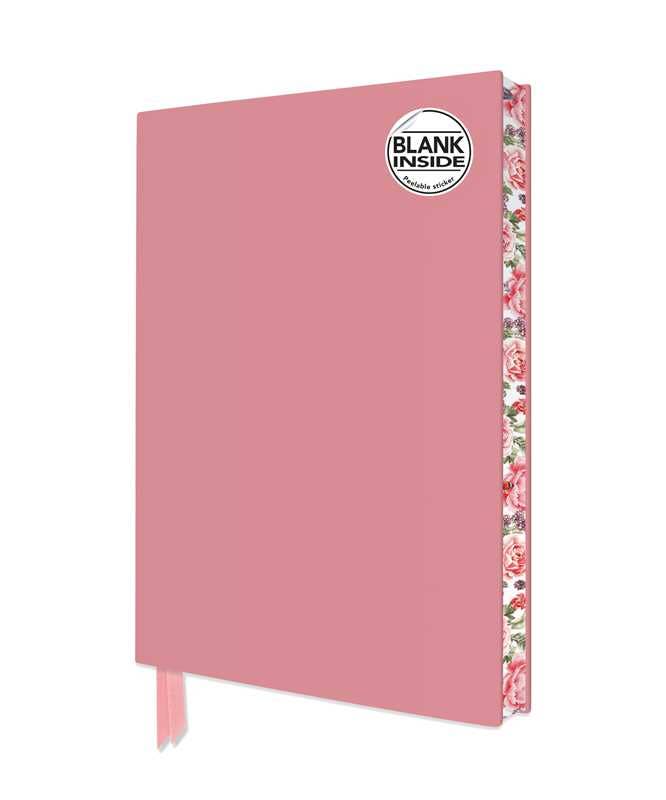 Baby Pink Blank Artisan Notebook (Flame Tree Journals) by