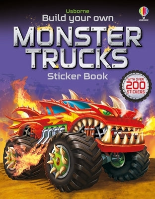 Build Your Own Monster Trucks Sticker Book by Tudhope, Simon