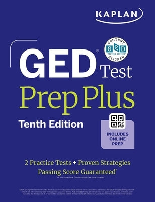 GED Test Prep Plus, Tenth Edition (2026): Includes a Diagnostic Pretest, 2 Full Length Practice Tests, 1000+ Practice Questions, and 60+ Online Videos by Van Slyke, Caren