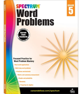 Word Problems, Grade 5: Volume 78 by Spectrum