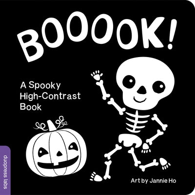 Booook! a Spooky High-Contrast Book: Halloween High-Contrast Baby Board Book by Ho, Jannie