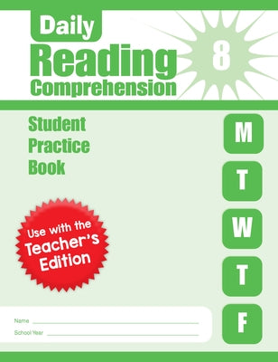 Daily Reading Comprehension, Grade 8 Student Edition Workbook by Evan-Moor Educational Publishers