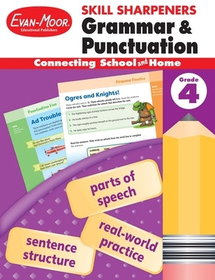 Skill Sharpeners: Grammar & Punctuation, Grade 4 Workbook by Evan-Moor Educational Publishers