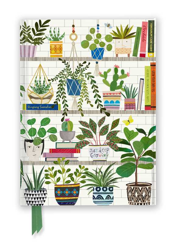 Georgia Breeze: Books & Plants (Foiled Journal) by