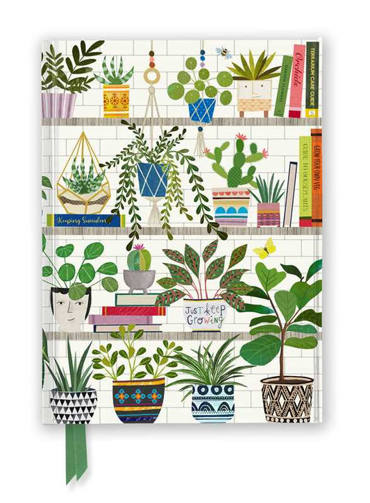 Georgia Breeze: Books & Plants (Foiled Journal) by