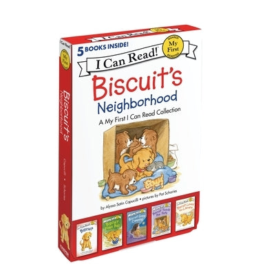 Biscuit's Neighborhood: A Box of 5 Stories for Beginning Readers and Dog Lovers by Capucilli, Alyssa Satin