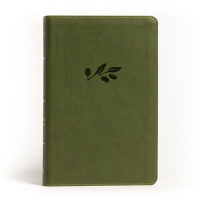 NASB Large Print Personal Size Reference Bible, Olive Leathertouch by Holman Bible Publishers