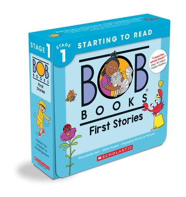 Bob Books - First Stories Box Set Decodable Phonics Books, Ages 4 and Up, Kindergarten (Stage 1: Starting to Read) by Kertell, Lynn Maslen
