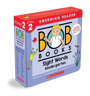 Bob Books - Sight Words Kindergarten Box Set Decodable Phonics Books, Ages 4 and Up, Kindergarten, Flashcards (Stage 2: Emerging Reader) by Kertell, Lynn Maslen