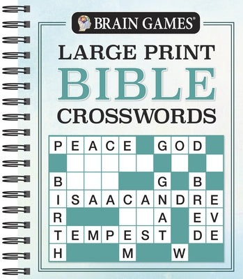 Brain Games - Large Print Bible Crosswords by Publications International Ltd