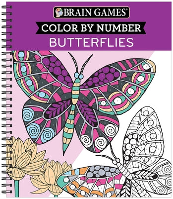 Brain Games - Color by Number: Butterflies by Publications International Ltd
