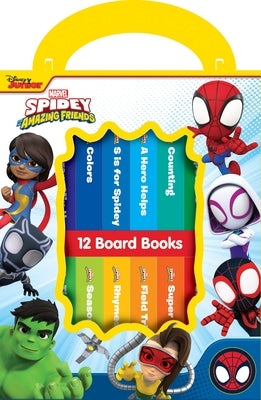 Disney Junior Marvel Spidey and His Amazing Friends: 12 Board Books by Pi Kids
