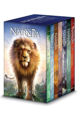 The Chronicles of Narnia Hardcover 7-Book Box Set: The Magician's Nephew, the Lion, the Witch and the Wardrobe, the Horse and His Boy, Prince Caspian, by Lewis, C. S.