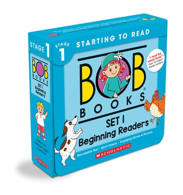 Bob Books - Set 1: Beginning Readers Box Set Decodable Phonics Books, Ages 4 and Up, Kindergarten (Stage 1: Starting to Read) by Maslen, Bobby Lynn